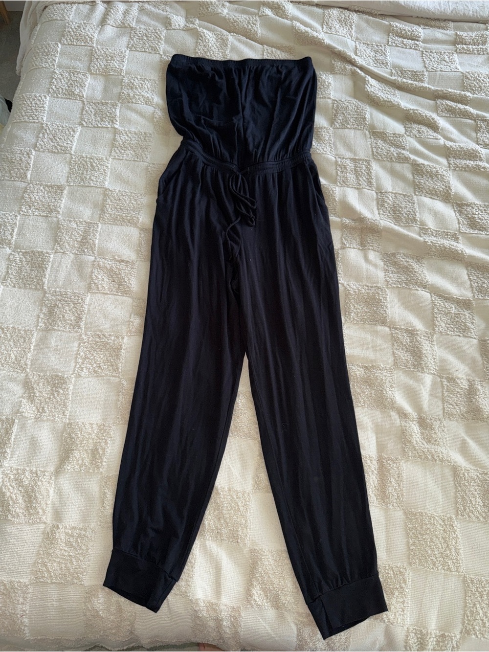 Michael Stars Strapless‎ Black Women's Jumpsuit size M